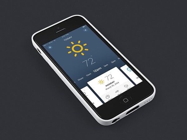 WIP Another Weather App. #iphone #ios #mobile #weather