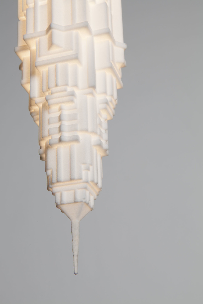 3D Printed Lightbulbs Shaped Like Skyscrapers