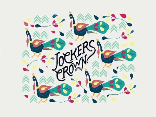 Jokers Crown | London on the Behance Network #crown #pattern #clothes #africa #joker