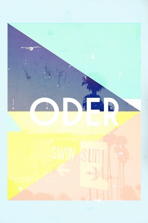 ODER SURFEN on Behance #print #triangle #minimal #poster