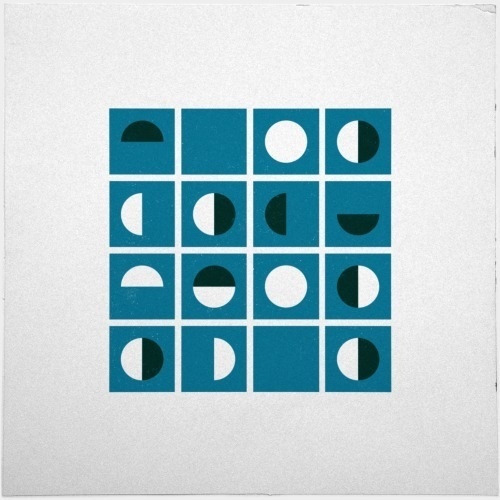 #498 What the moon does when nobody is watching – A new minimal geometric composition each day