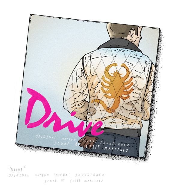 Music Collection by Ian Carrington #ian #draw #illustrator #carrington #illustration #drive #drawing