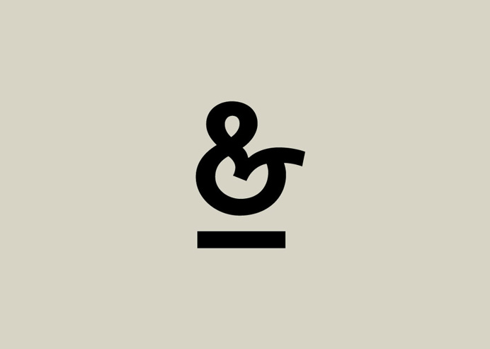 Logotype ampersand detail designed by Atipo for online fashion retailer Mi&Mall