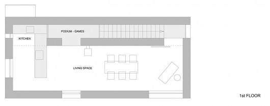 Architecture Photography: Mountain House in Pernink / FAM Architekti - first floor plan (109027) – ArchDaily #republic #drawings #white #plans #architecture #houses #czech