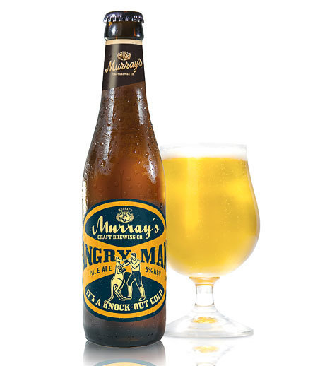 Murray's Angry Man Pale Ale #packaging #beer #label #bottle