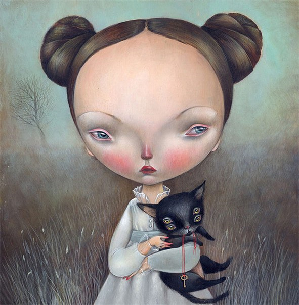Paintings by Dilka Bear #illustration #art #paintings