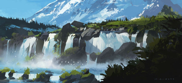 matte painting #matte #artwork #digital #concept #art #painting