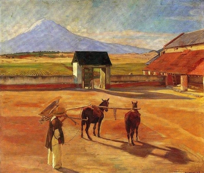 The Threshing Floor, 1904 by Diego Rivera #rivera #diego
