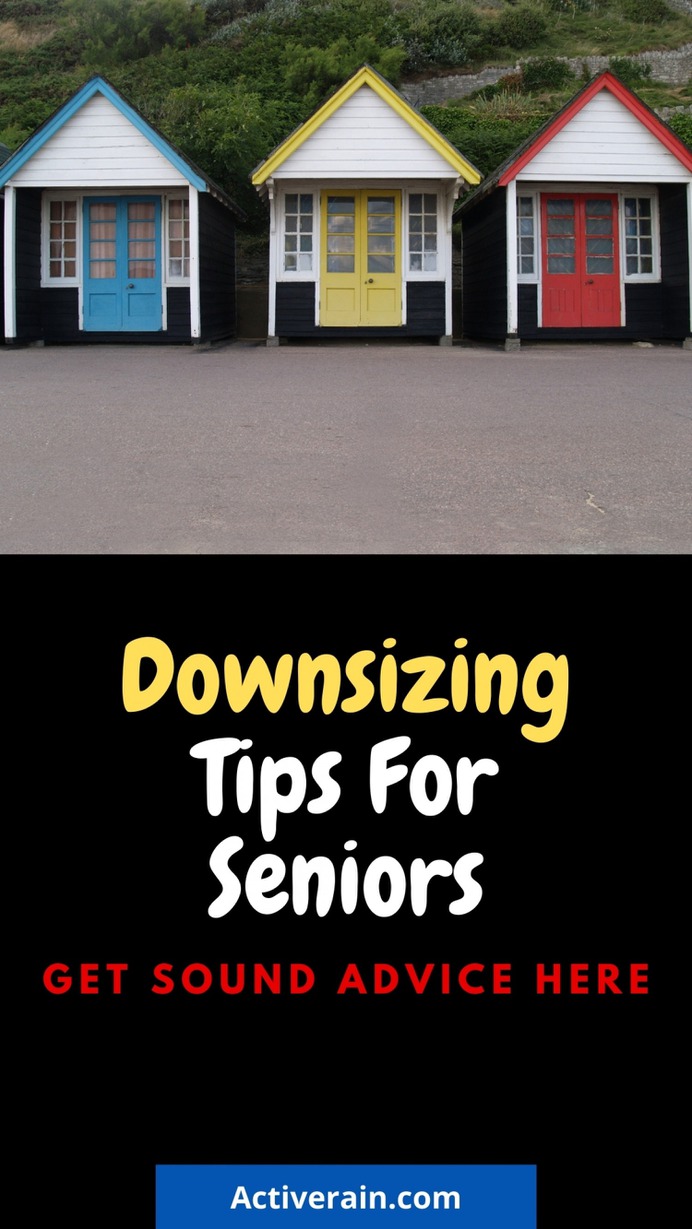 Downsizing Tips For Seniors Infographic