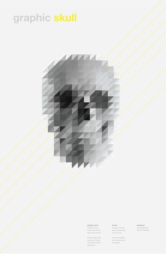 0068d243985452799d2d28742cf9d8c0.png (548×836) #pixel #skull #poster