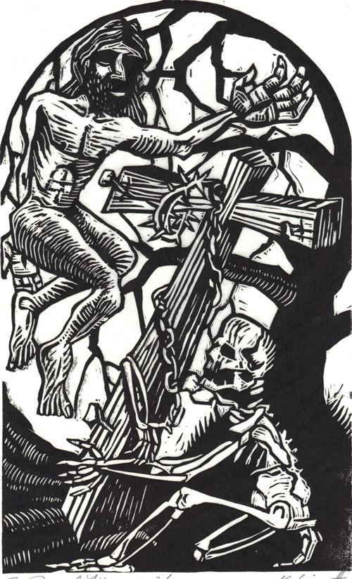 The Linocut Dance of Death - 50 Watts