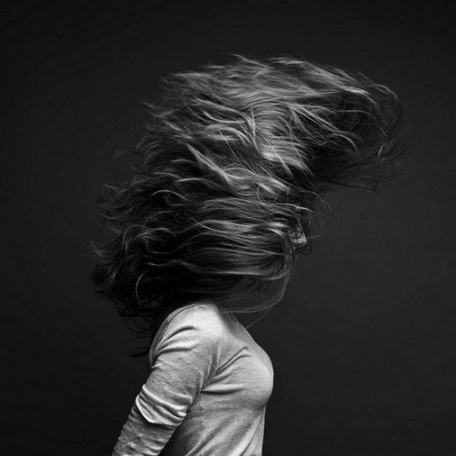 girl_with_whipped_hair_photography #wild #girl #hair #studio #art #blackandwhite