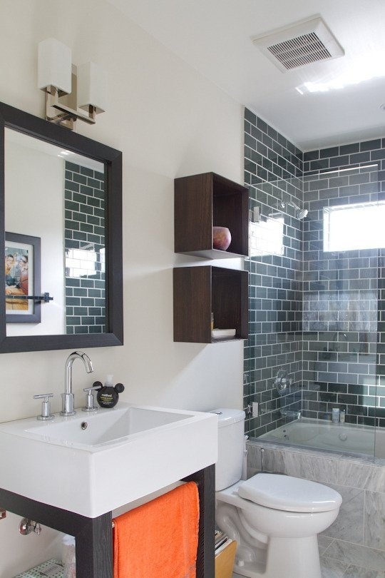 Modern Bathroom Made of Right Angles #simple #mod