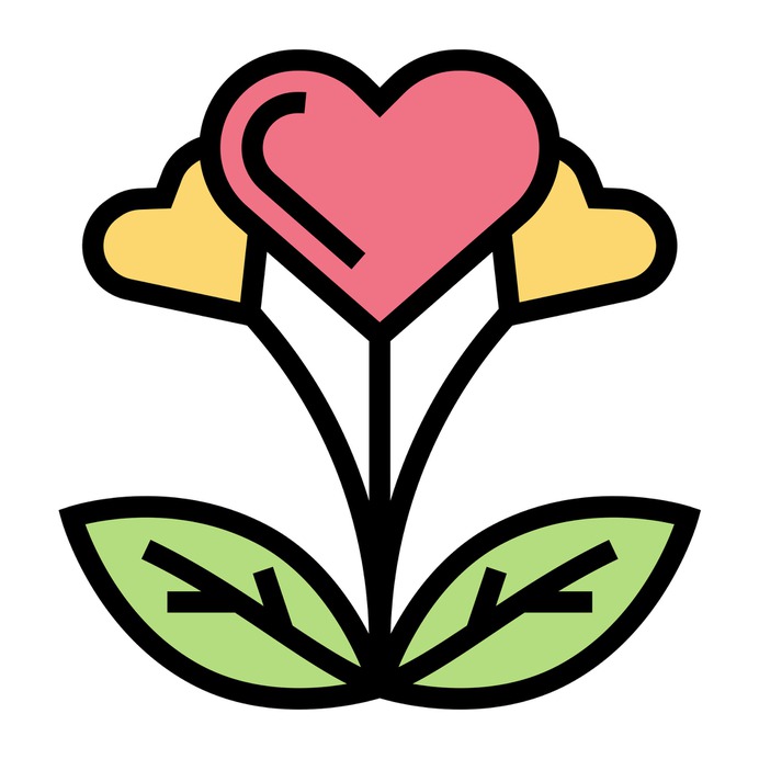 See more icon inspiration related to flower, heart, plant, rose, aroma, blossom, ecology and environment, botanical, perfume, environment, petals, save and nature on Flaticon.