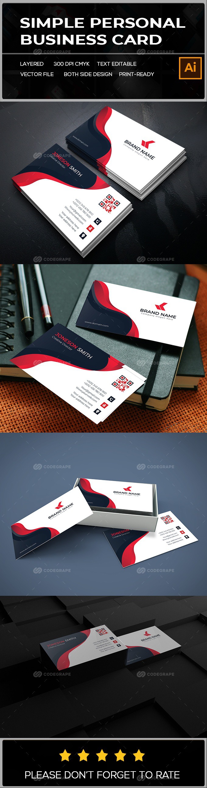 Personal Business Card Template