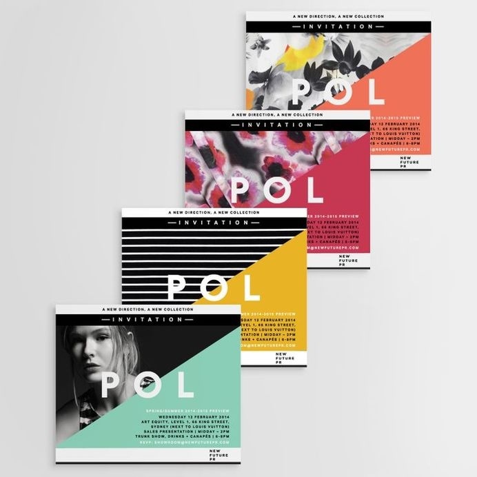 Pol Invitation by www.vanessavanselow.com #invitation #image #eco #fashion #type #layout #colour