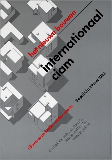 Flyer Goodness: Wim Crouwel - selected graphic designs and prints from museum archive #design #graphic #crouwel #poster #wim
