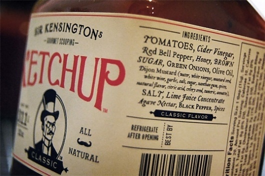 Sir Kensington's Gourmet Scooping Ketchup : Lovely Package® . Curating the very best packaging design. #alvin #ketchup #classic #diec #kensington #gourmet #sir #package