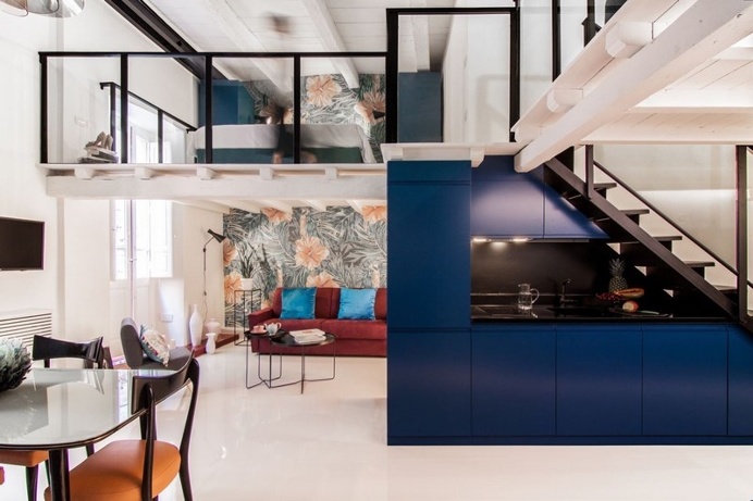 Cobalt Apartment by Mauro and Matteo Soddu / Italy
