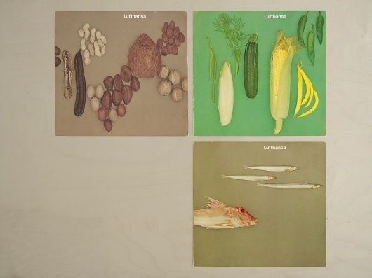 Lufthansa menus (via Alphanumeric.) #menus #lufthansa #otl #aicher