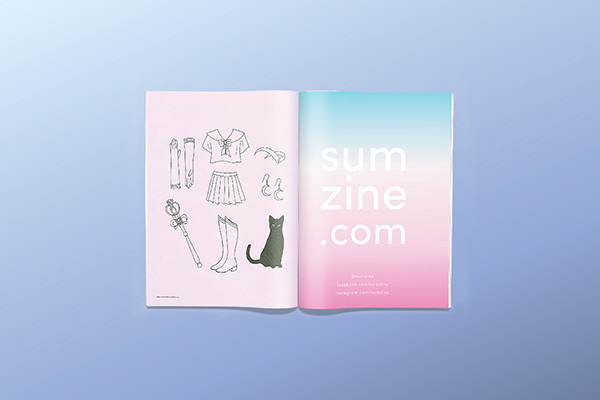Sumzine, Uniform Issue on Behance #print #newyorkcity #reformation #graphic #sustainability #design #cover #colors #charlottecarey #sumzine #gradient #fashion #slow #editorial #magazine