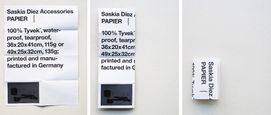 Stefan Diez | Projects | Papier #stefan #poster #bag #diez #paper