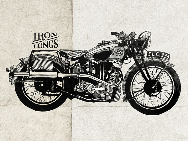 Friday Inspiration 174 #illustration #drawing #bike