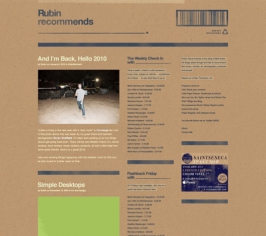 Ryan Sims — Etc. #design #web #blog