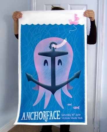 DogEatCog | My Work | Anchorface #gig #illustration #dogeatcog #poster #anchorface