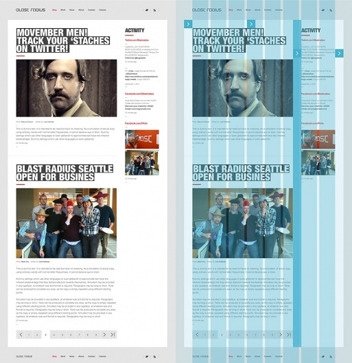 Sam Dallyn - Blast Radius - Website #webdesign