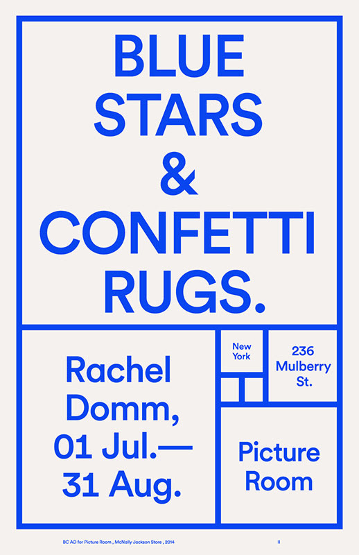 Blue Stars & Conferri Rugs #print #poster