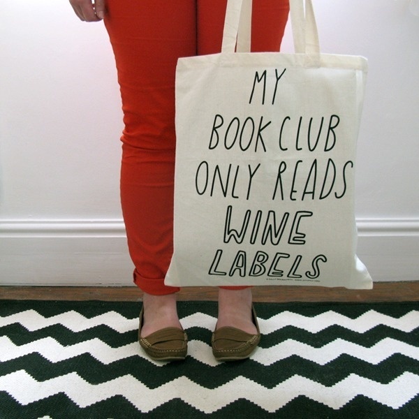 Book (Wine) Club Bag #sally #2011 #of #ex #foundation #joy #beerworth