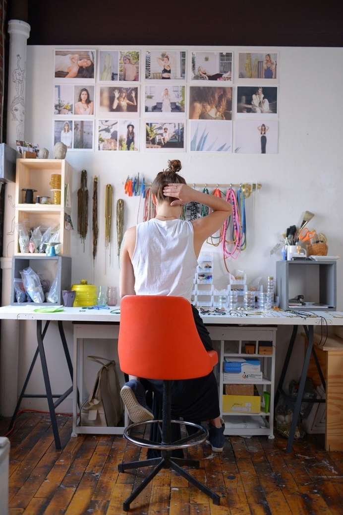 Inside Saint Clair Jewelry's Boho Studio