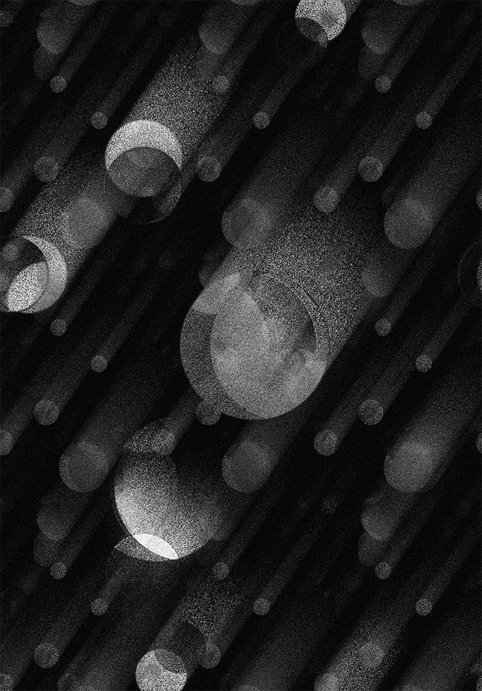 Meteorites II (A0) by dnlsmm.studio // Generative illustration created in code. // Prints available // #generative #coding #abstract #texture #digital