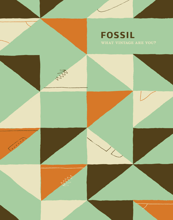 Fossil Footwear Poster #fossil #poster #footwear