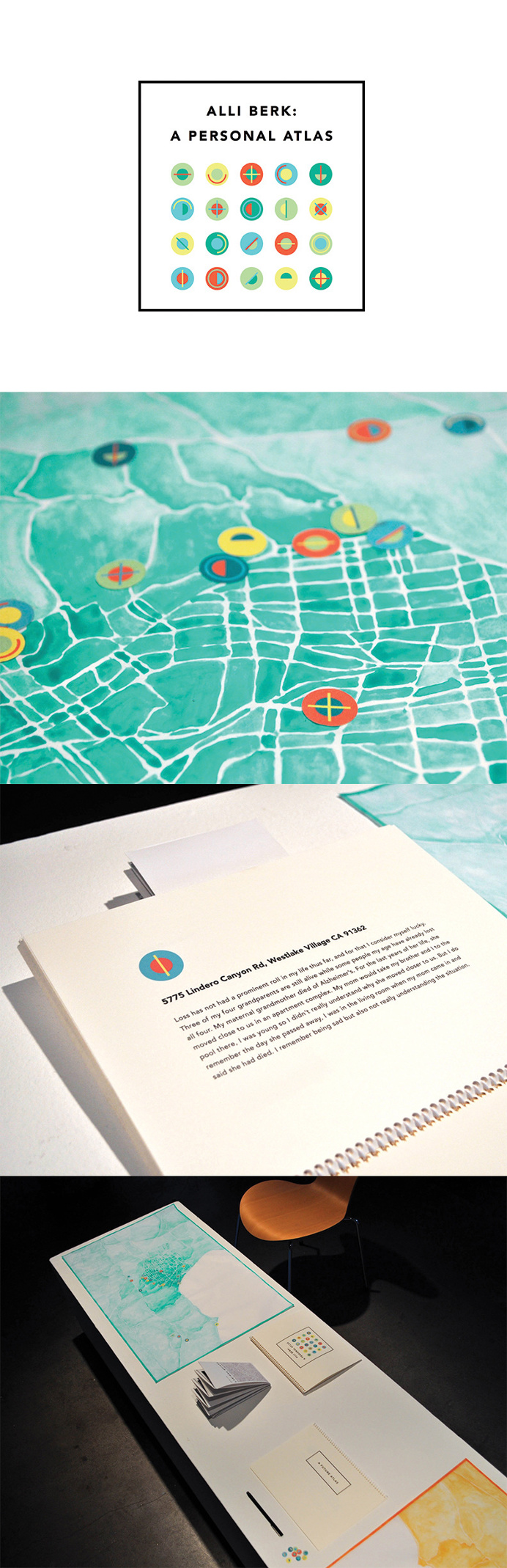 Atlas #watercolor #LosAngeles #icons #maps