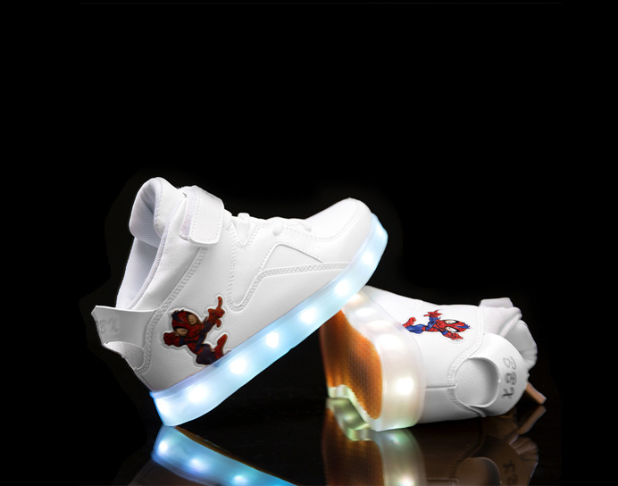 Kids Super Nova LED-Luminous Shoes white