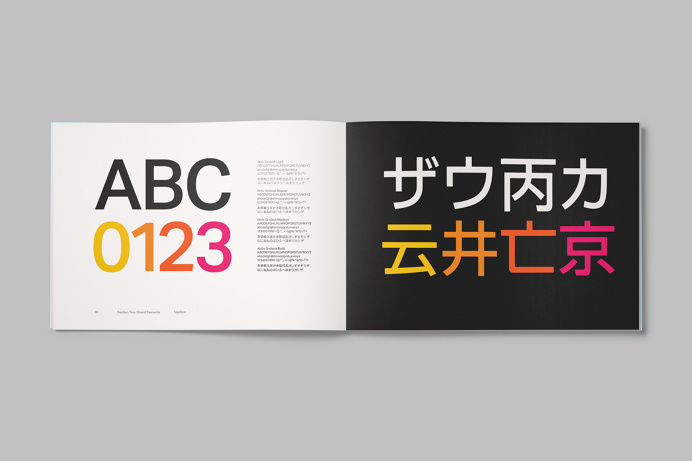 Brand book by London-based Paul Belford Ltd. for restaurant chain Yo! Sushi