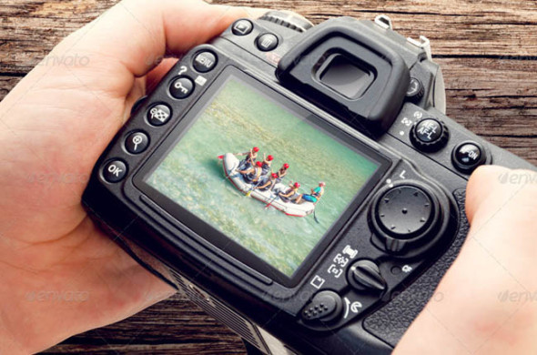 Camera Mockups PSD for Designer