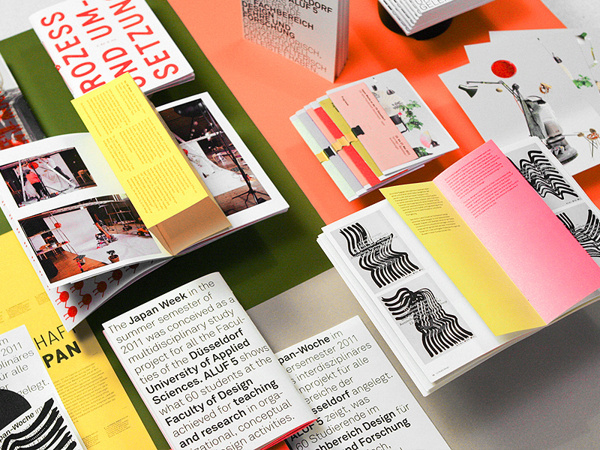 Japan Week Booklet #print #book #gradient #layout #editorial #typography