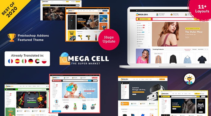 Mega Cell - Super Market Shop - Prestashop Responsive Theme