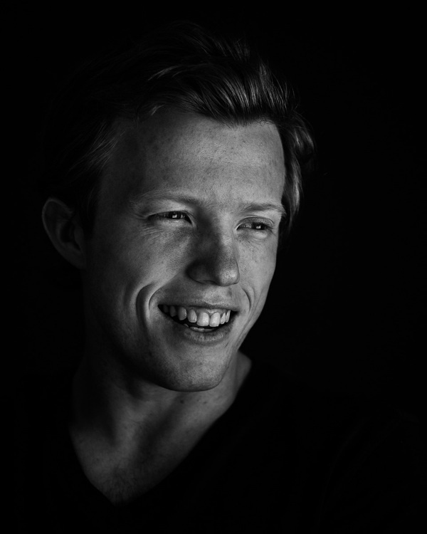 James McKinney #white #& #black #photography #portrait