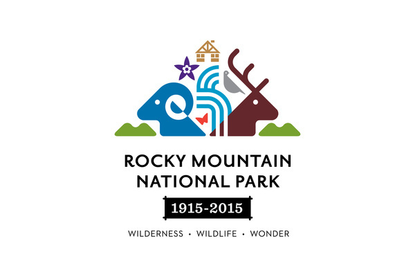 Rocky Mountain National Park Centennial Logo on Behance #illustration