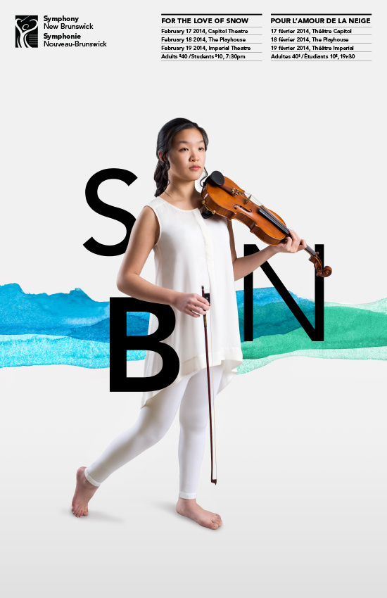 Symphony New Brunswick 2014 Poster #music #symphony #poster #watercolour