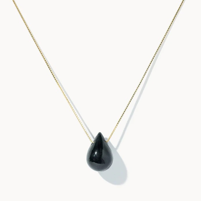 Jade Necklace - Black Jade Saasil