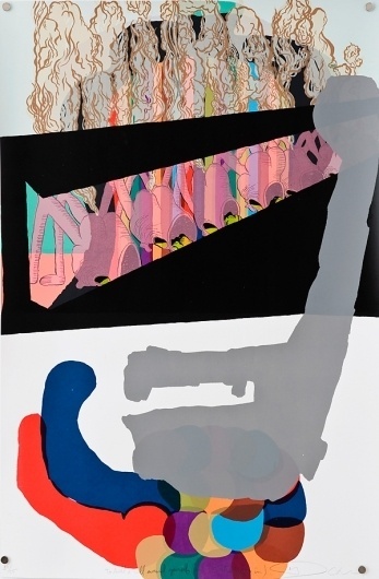 Seripop - Yannick Desranleau and Chloe Lum - Escapee print series #seripop #print #screen #illustration #drawn #hand