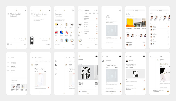 app rover ios mobile ui