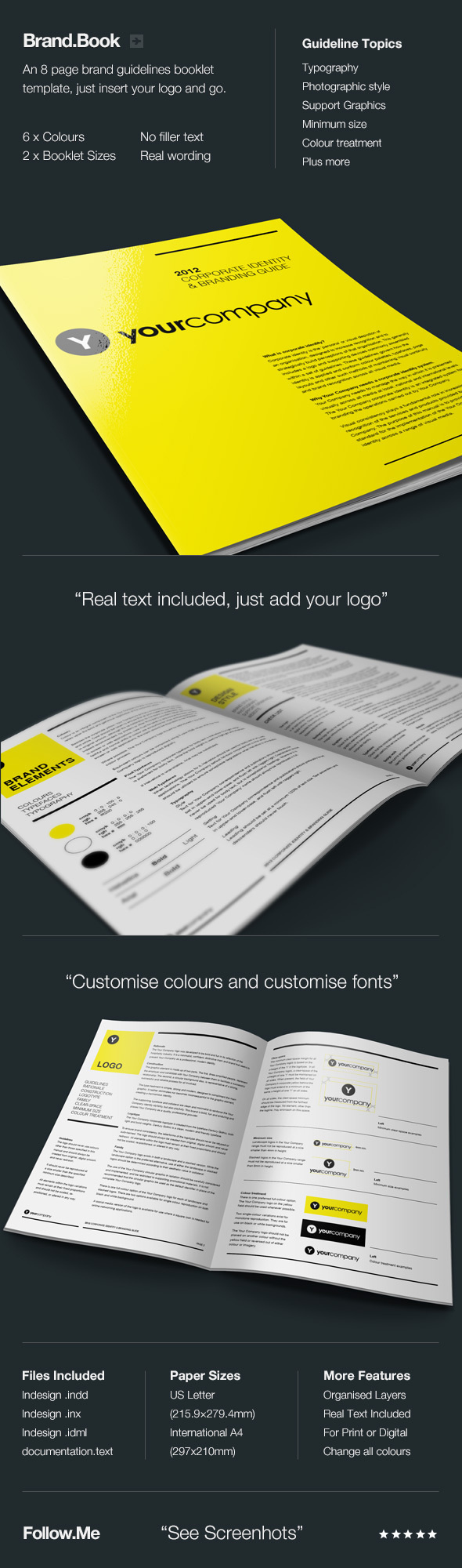 Brand.Book #mockup #print #layout #brochure