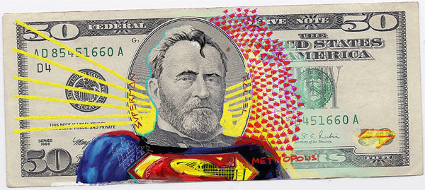 Justice League Of America on Behance #paint #money #superhero