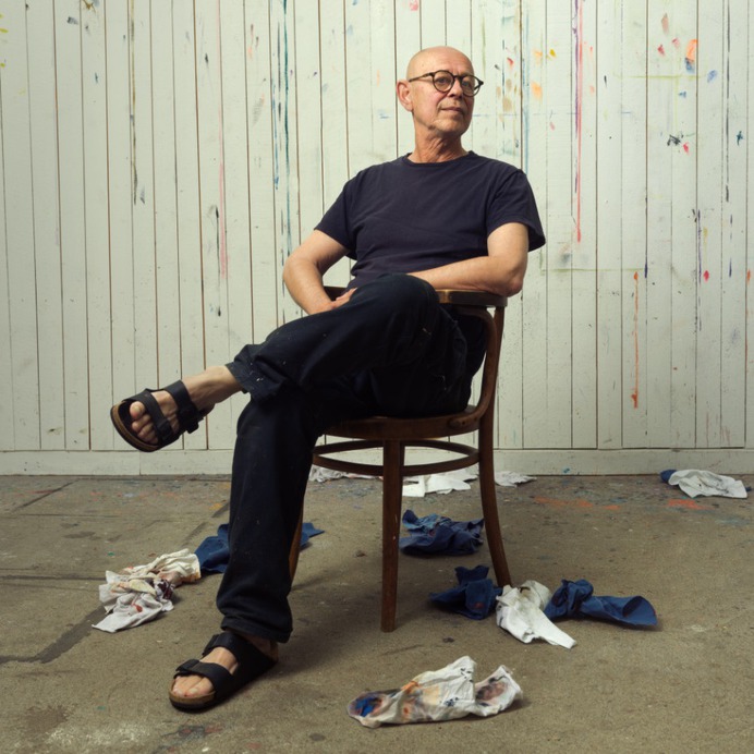Portrait of Michael Kvium, 2020 © Sofus Graae #portrait #artist #atelier #painter #photography #male #kunstner